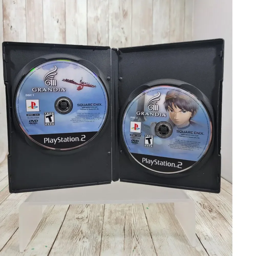 GRANDIA III (PlayStation 2) Square Enix, 2-Disc No Manual